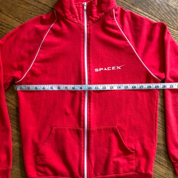Official SpaceX zip up sweatshirt/jacket Unisex - Picture 3 of 8